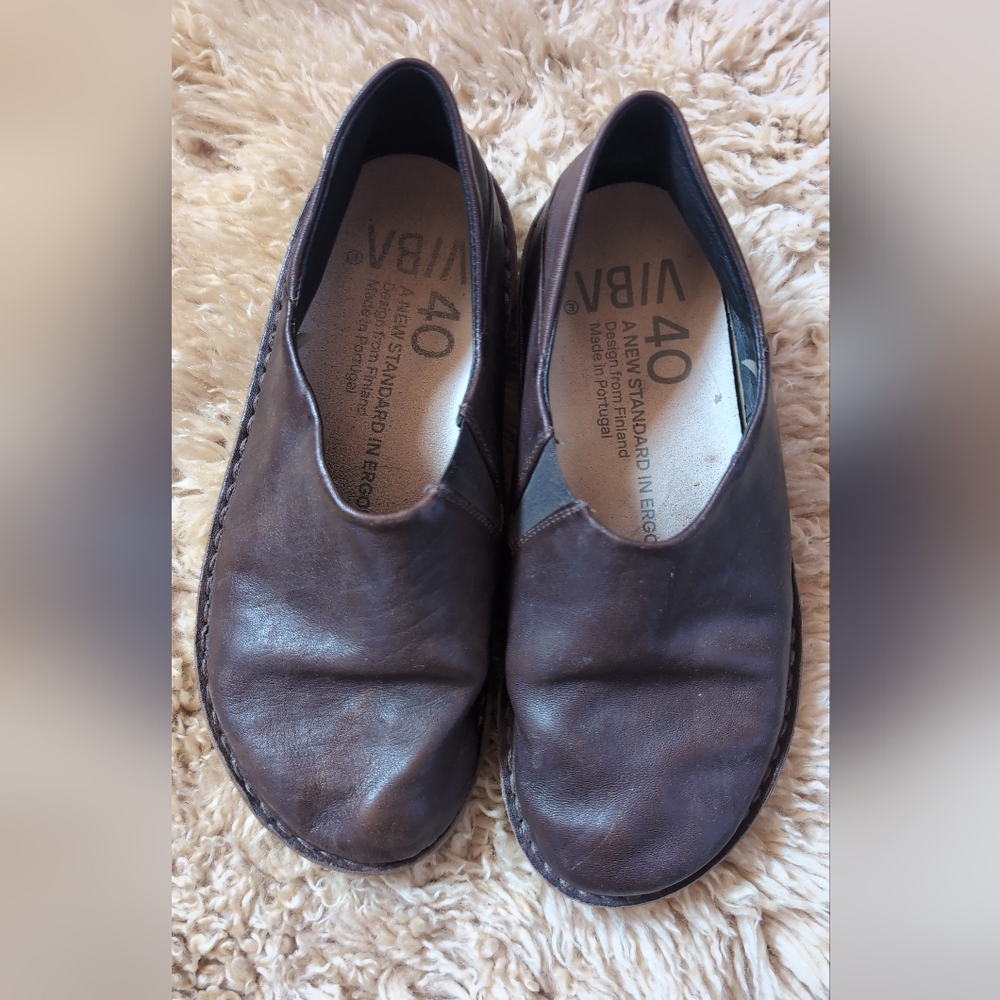 VIBAe Zuma Leather Barefoot Shoes Cocoa Brown 40